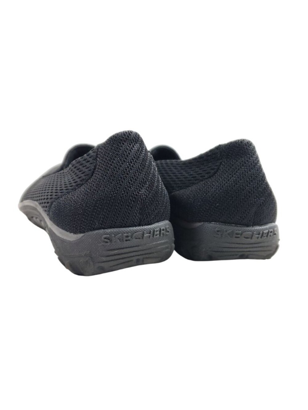 Skechers Womens Black Mesh Slip-On Comfort Shoes Size 8.5 US Memory Foam Lightwe - Picture 4 of 9